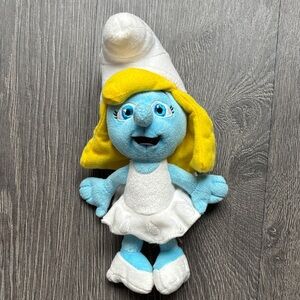 Blue Plush Smurfette Doll from the Movie The Smurfs